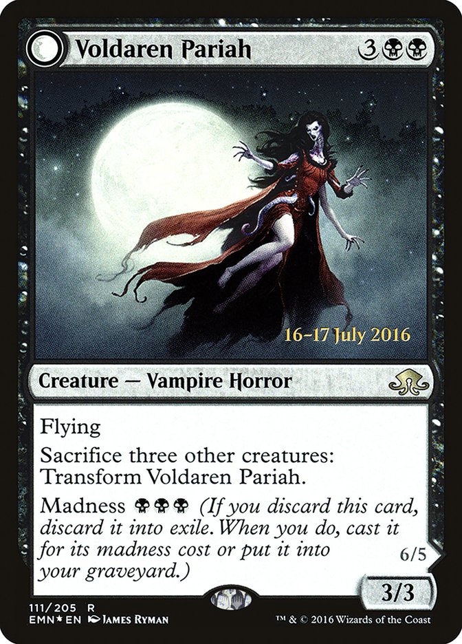 Voldaren Pariah // Abolisher of Bloodlines  [Eldritch Moon Prerelease Promos] | Devastation Store