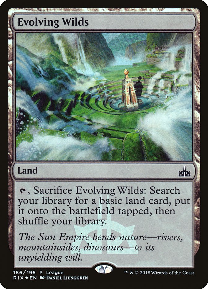 Evolving Wilds (League) [Rivals of Ixalan Promos] | Devastation Store