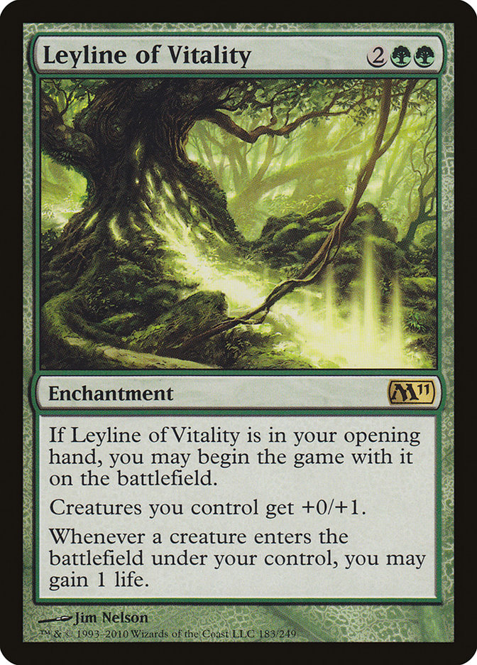 Leyline of Vitality [Magic 2011] | Devastation Store