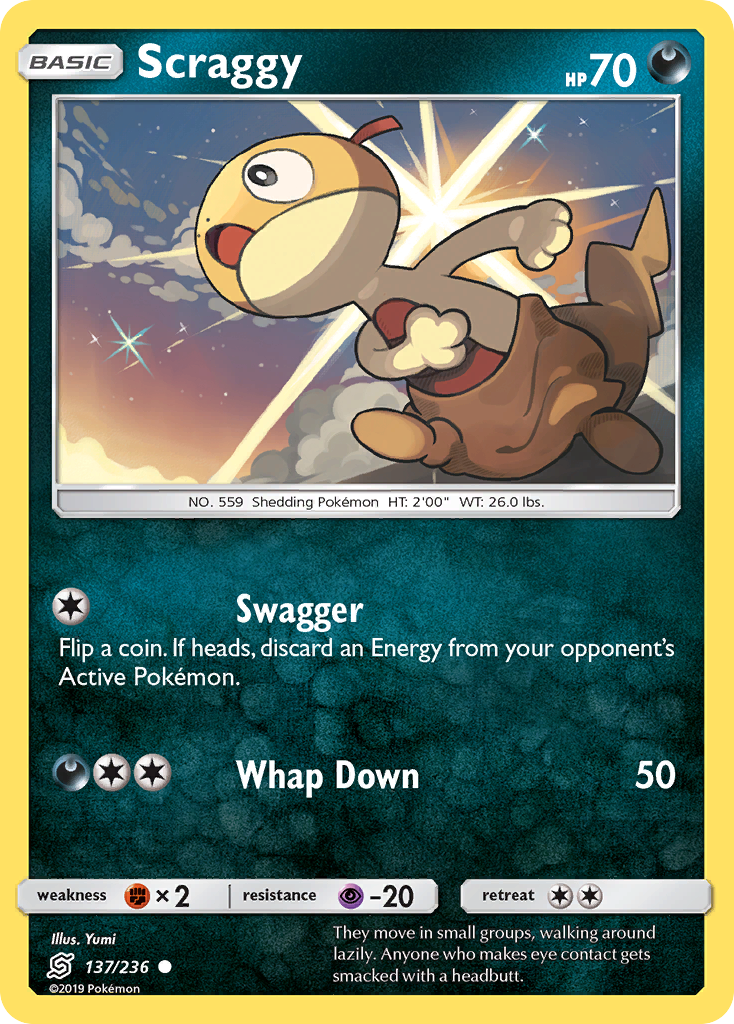Scraggy (137/236) [Sun & Moon: Unified Minds] | Devastation Store