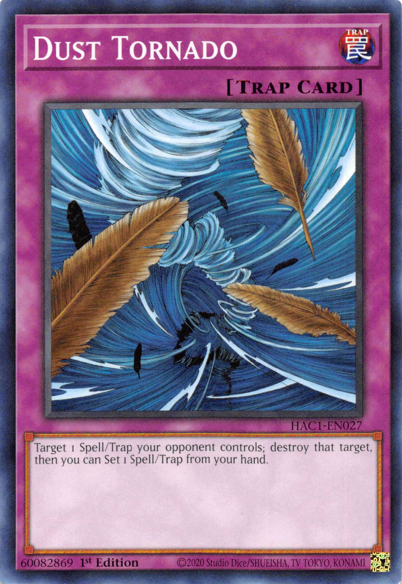Dust Tornado (Duel Terminal) [HAC1-EN027] Parallel Rare | Devastation Store