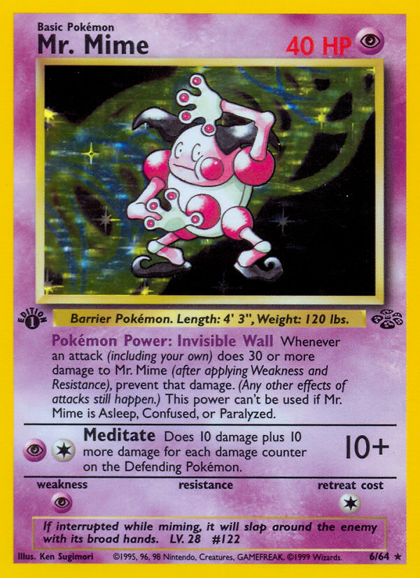 Mr. Mime (6/64) [Jungle 1st Edition] | Devastation Store