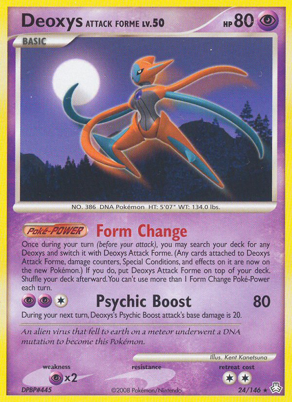 Deoxys Attack Forme (24/146) [Diamond & Pearl: Legends Awakened] | Devastation Store