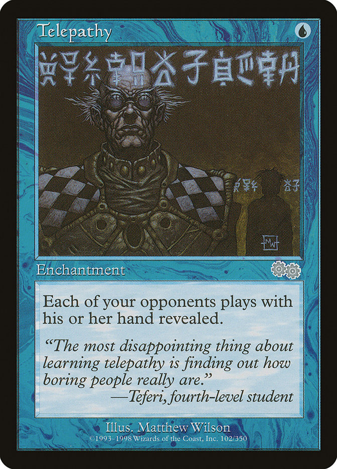 Telepathy [Urza's Saga] - Devastation Store | Devastation Store