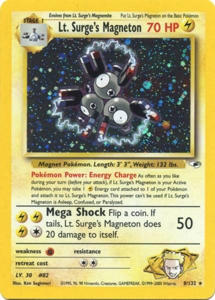 Lt. Surge's Magneton (8/132) [Gym Heroes Unlimited] | Devastation Store