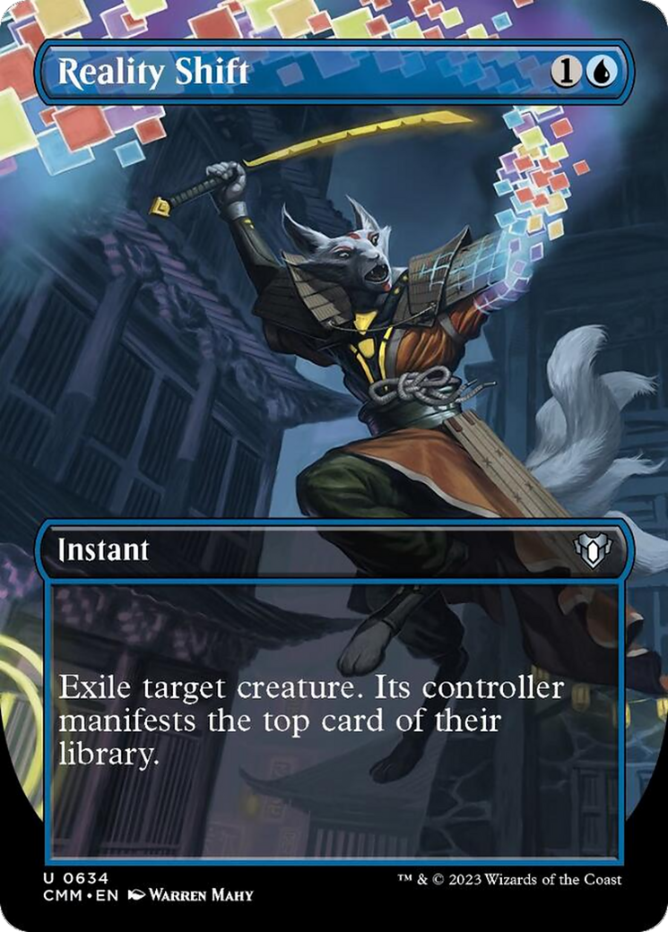 Reality Shift (Borderless Alternate Art) [Commander Masters] | Devastation Store