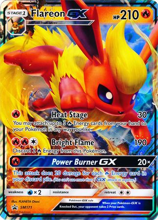 Flareon GX (SM171) (Jumbo Card) [Sun & Moon: Black Star Promos] | Devastation Store