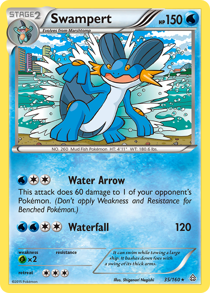 Swampert (35/160) [XY: Primal Clash] | Devastation Store