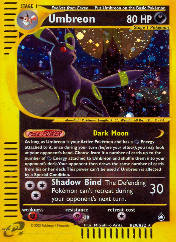 Umbreon (H29/H32) [Aquapolis] | Devastation Store
