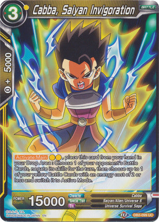 Cabba, Saiyan Invigoration [DB2-099] | Devastation Store