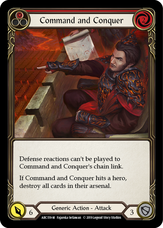 Command and Conquer [ARC159-M] 1st Edition Rainbow Foil - Devastation Store | Devastation Store
