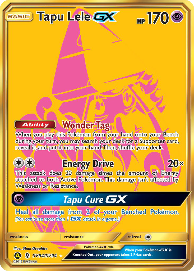 Tapu Lele GX (SV94/SV94) [Sun & Moon: Hidden Fates - Shiny Vault] | Devastation Store