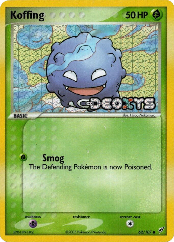 Koffing (62/107) (Stamped) [EX: Deoxys] | Devastation Store