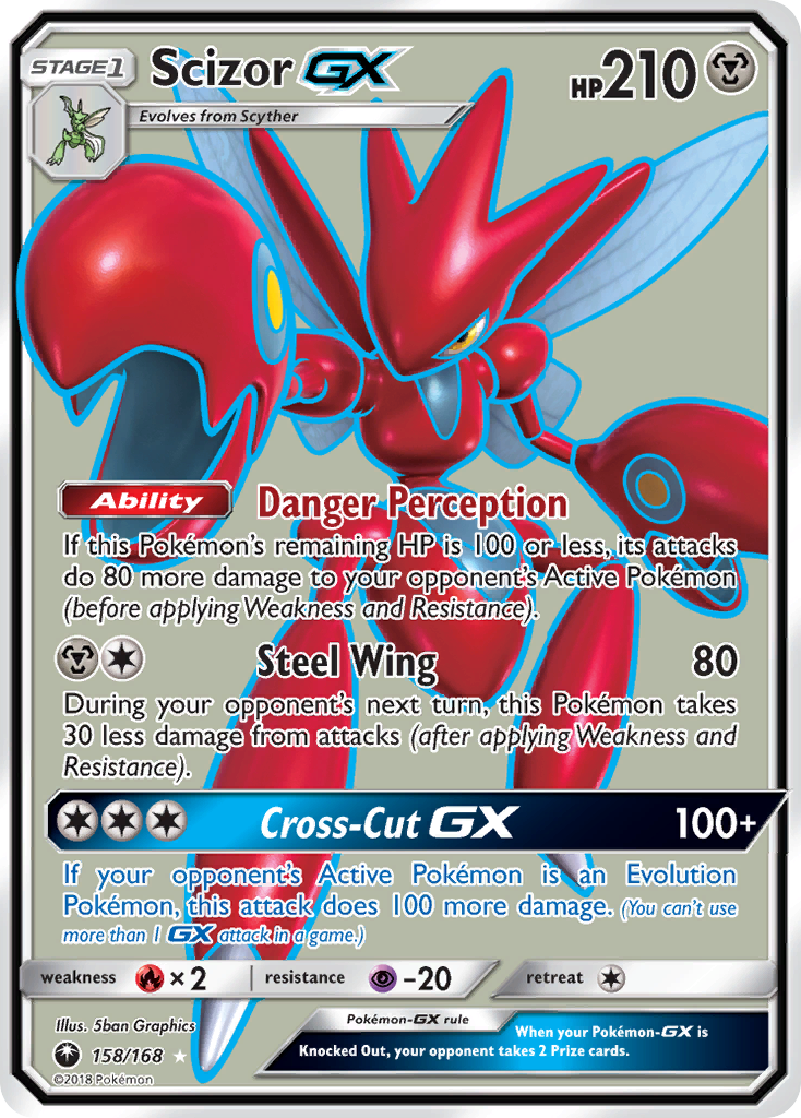 Scizor GX (158/168) [Sun & Moon: Celestial Storm] | Devastation Store