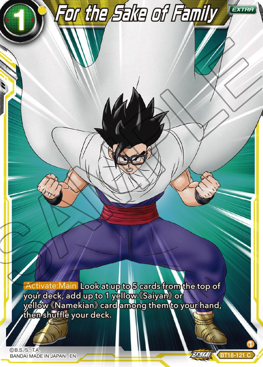 For the Sake of Family (BT18-121) [Dawn of the Z-Legends] | Devastation Store