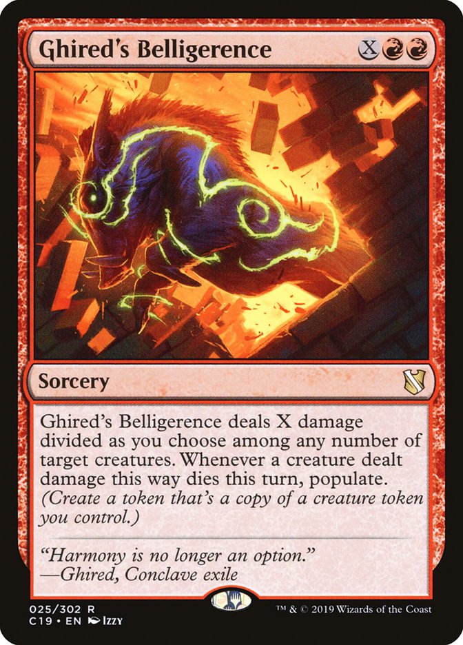 Ghired's Belligerence [Commander 2019] | Devastation Store