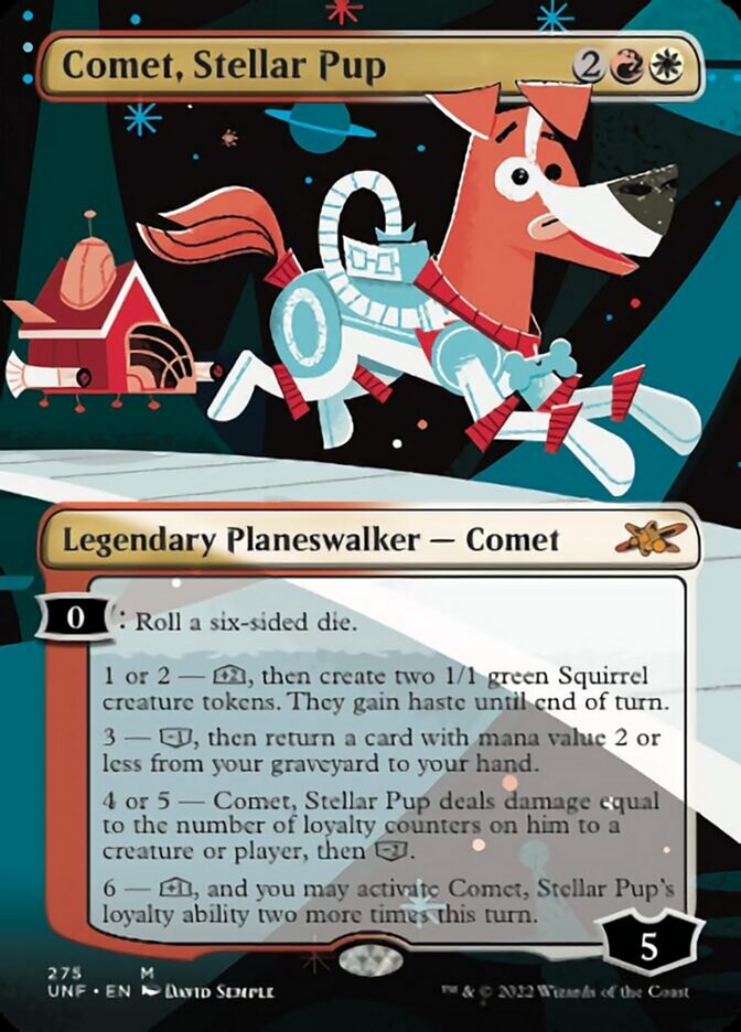 Comet, Stellar Pup (Showcase) [Unfinity] | Devastation Store
