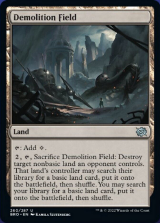 Demolition Field [The Brothers' War] | Devastation Store