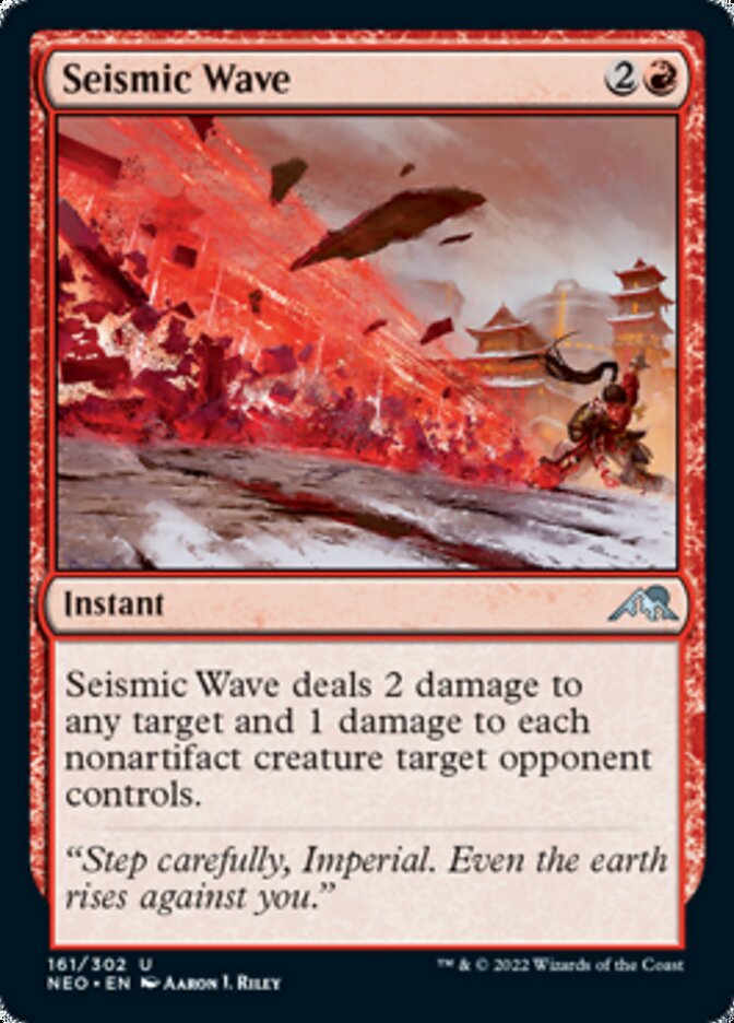 Seismic Wave [Kamigawa: Neon Dynasty] | Devastation Store