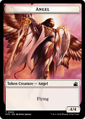 Goblin (0008) // Angel (0002) Double-Sided Token [Ravnica Remastered Tokens] | Devastation Store