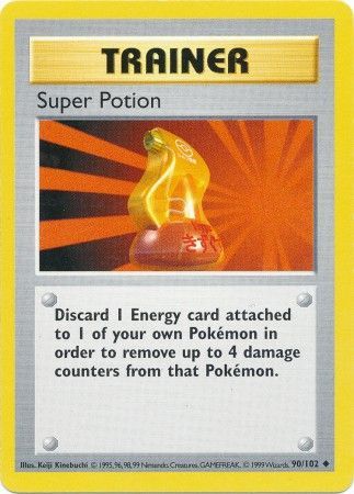 Super Potion (90/102) [Base Set Shadowless Unlimited] | Devastation Store