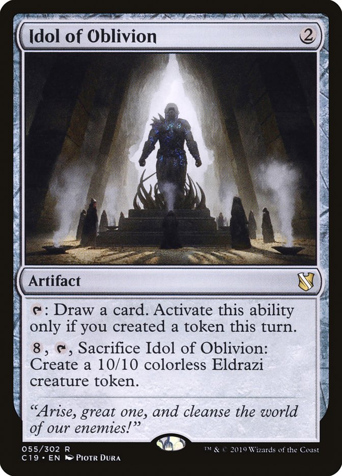 Idol of Oblivion [Commander 2019] | Devastation Store
