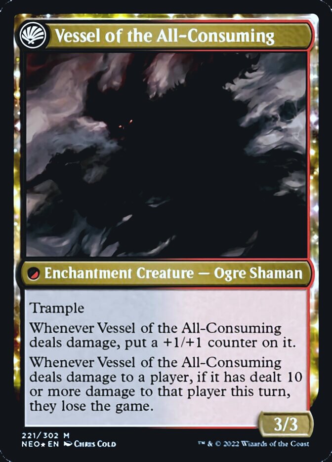 Hidetsugu Consumes All // Vessel of the All-Consuming [Kamigawa: Neon Dynasty Prerelease Promos] | Devastation Store