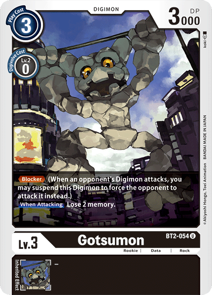 Gotsumon [BT2-054] [Release Special Booster Ver.1.0] | Devastation Store