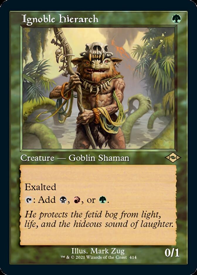 Ignoble Hierarch (Retro Foil Etched) [Modern Horizons 2] | Devastation Store