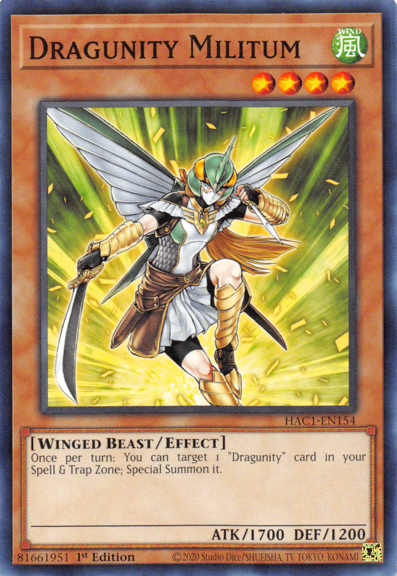 Dragunity Militum [HAC1-EN154] Common | Devastation Store