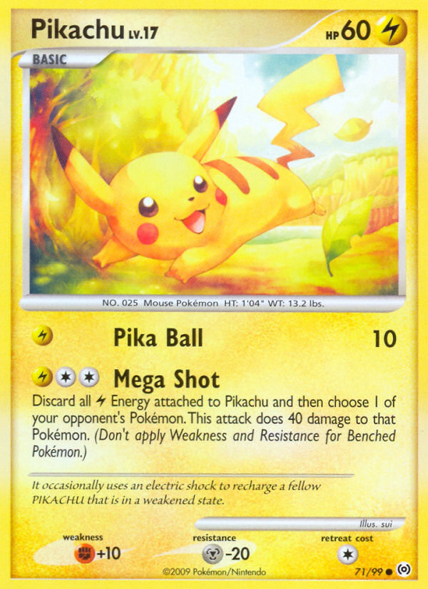 Pikachu (71/99) [Platinum: Arceus] | Devastation Store