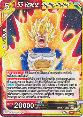 SS Vegeta, Raging Frenzy [BT8-111] | Devastation Store