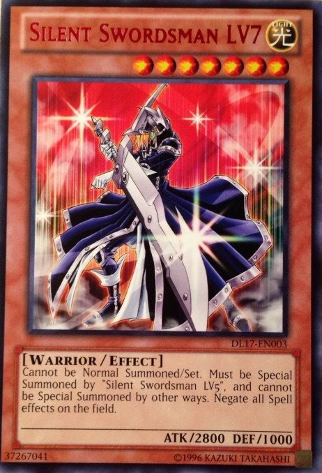 Silent Swordsman LV7 (Red) [DL17-EN003] Rare | Devastation Store