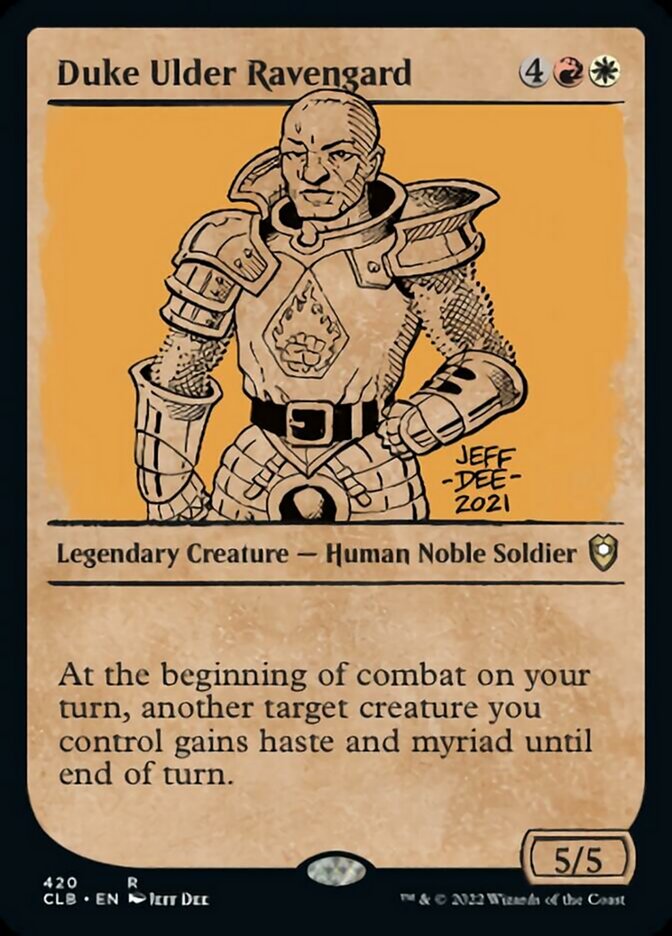 Duke Ulder Ravengard (Showcase) [Commander Legends: Battle for Baldur's Gate] | Devastation Store