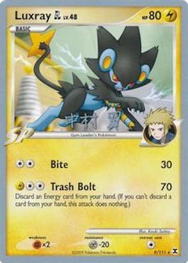 Luxray GL LV.48 (9/111) (Crowned Tiger - Tsubasa Nakamura) [World Championships 2009] | Devastation Store