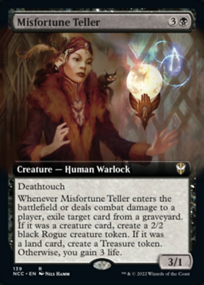 Misfortune Teller (Extended Art) [Streets of New Capenna Commander] | Devastation Store