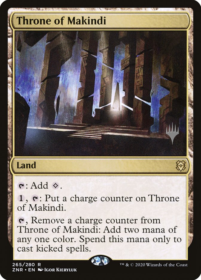 Throne of Makindi (Promo Pack) [Zendikar Rising Promos] | Devastation Store