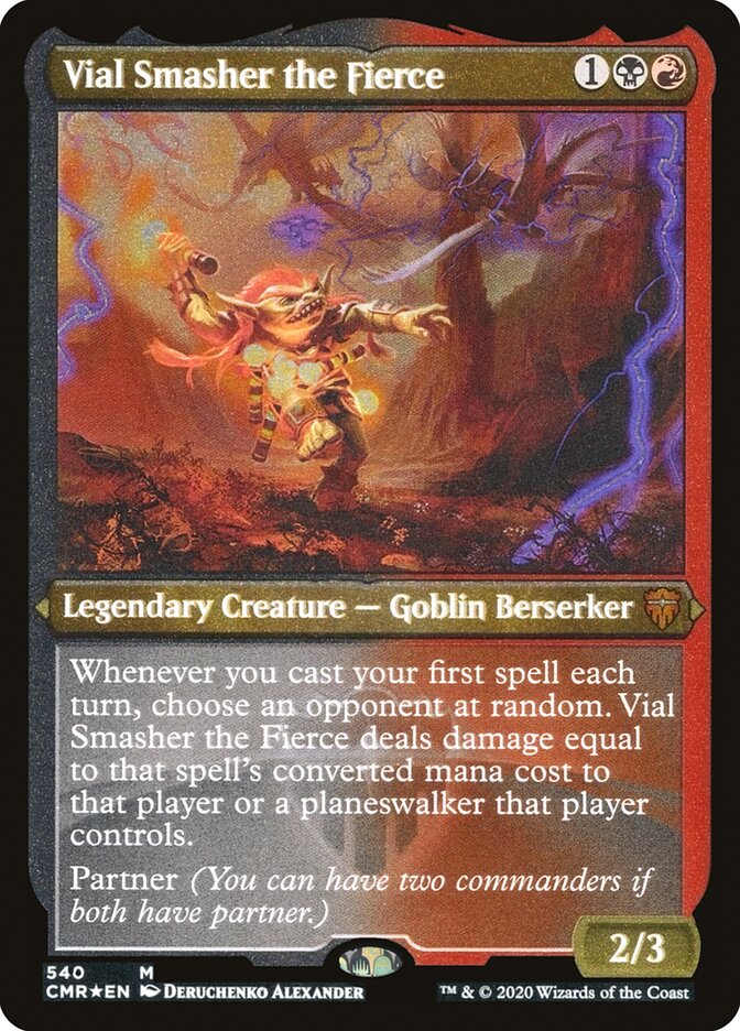 Vial Smasher the Fierce (Etched) [Commander Legends] | Devastation Store