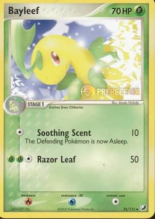 Bayleef (35/115) (Prerelease Promo) [Nintendo: Black Star Promos] | Devastation Store