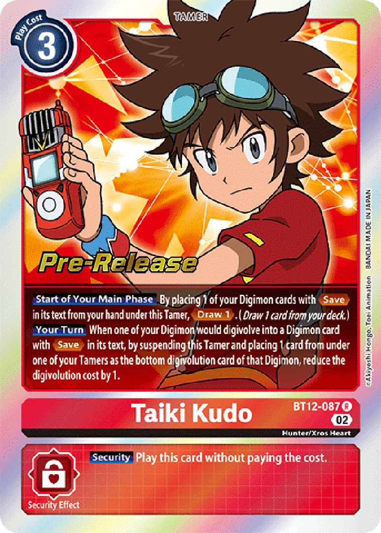 Taiki Kudo [BT12-087] [Across Time Pre-Release Cards] | Devastation Store