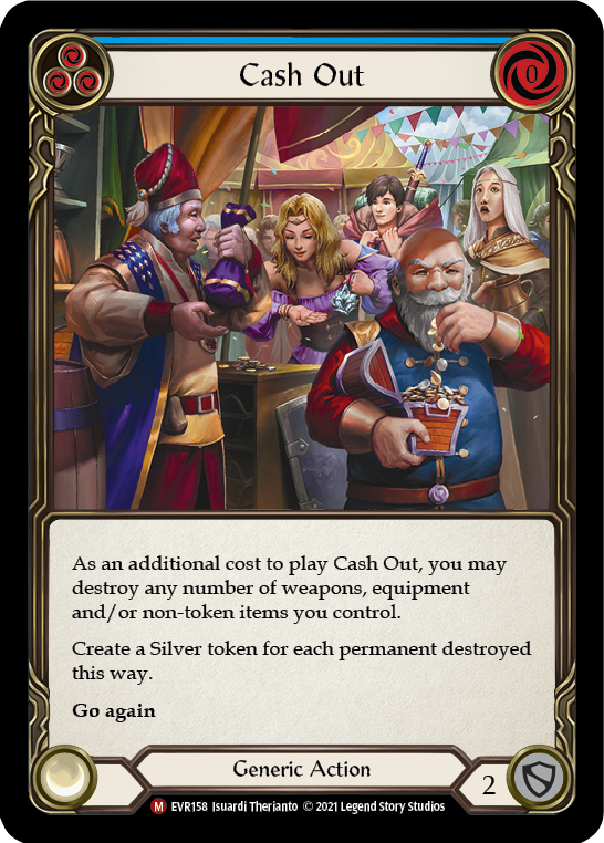 Cash Out [EVR158] (Everfest)  1st Edition Rainbow Foil | Devastation Store