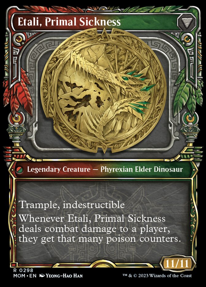 Etali, Primal Conqueror // Etali, Primal Sickness (Showcase Planar Booster Fun) [March of the Machine] | Devastation Store