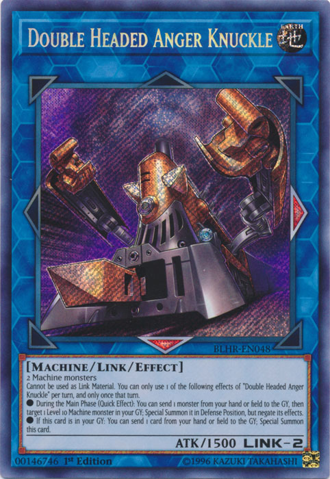Double Headed Anger Knuckle [BLHR-EN048] Secret Rare | Devastation Store