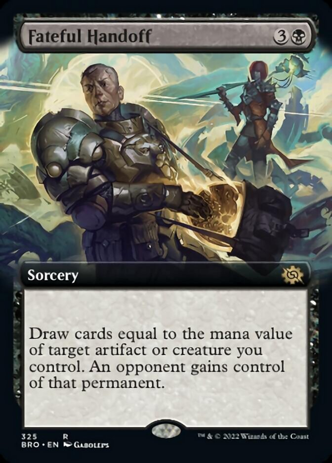 Fateful Handoff (Extended Art) [The Brothers' War] | Devastation Store