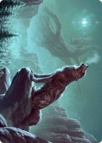 Sarulf's Packmate Art Card [Kaldheim: Art Series] | Devastation Store