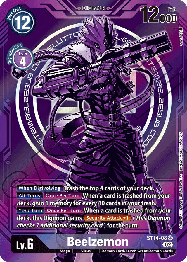 Beelzemon [ST14-08] (Alternate Art) [Starter Deck: Beelzemon Advanced Deck Set] | Devastation Store