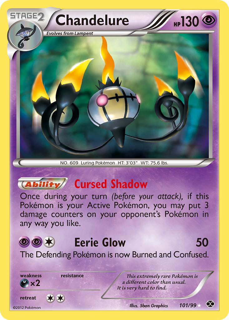 Chandelure (101/99) [Black & White: Next Destinies] | Devastation Store