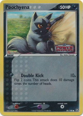 Poochyena (58/108) (Stamped) [EX: Power Keepers] | Devastation Store