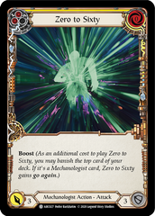 Zero to Sixty (Yellow) [ARC027] Unlimited Edition Rainbow Foil - Devastation Store | Devastation Store