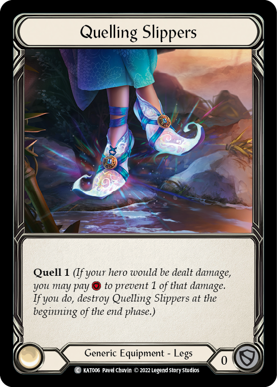 Quelling Slippers [KAT006] (Outsiders Katsu Blitz Deck) | Devastation Store